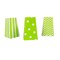 36 Pcs Green Popcorn Candy Boxes Striped Dot Dessert Containers